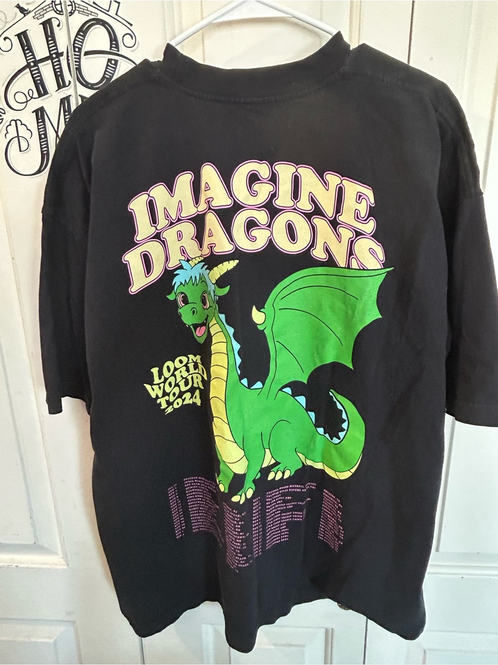 2024 Imagine Dragons Loom World Tour T Shirt Size XL concert